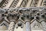 Stephansdom, Riesenntor detail friezes, Vienna - Austria.