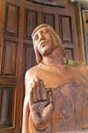 Stephansdom, solid wood statue, Vienna - Austria.