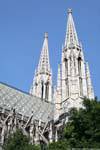 Votive Church, Neo-Gothic towers, Slimline Towers, Vienna - Austria.