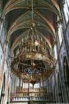 Votive Church, Chandelier from the vault, Vienna - Austria.