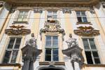Wipplingerstrasse, Altes Rathaus, facade Eagles, Vienna - Austria.