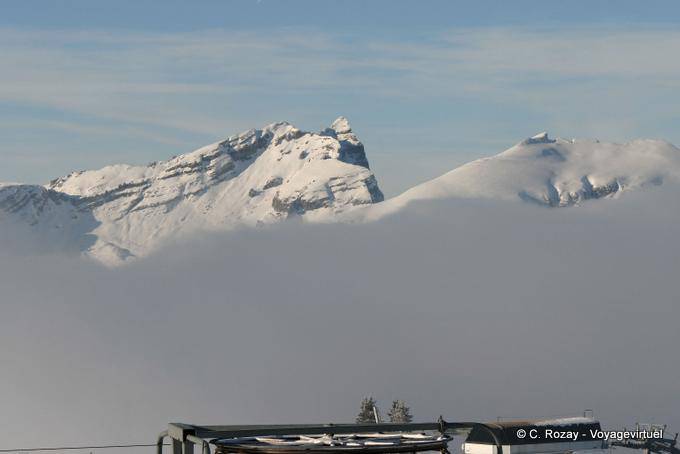 Snowy peaks, Avoriaz - Alps, France