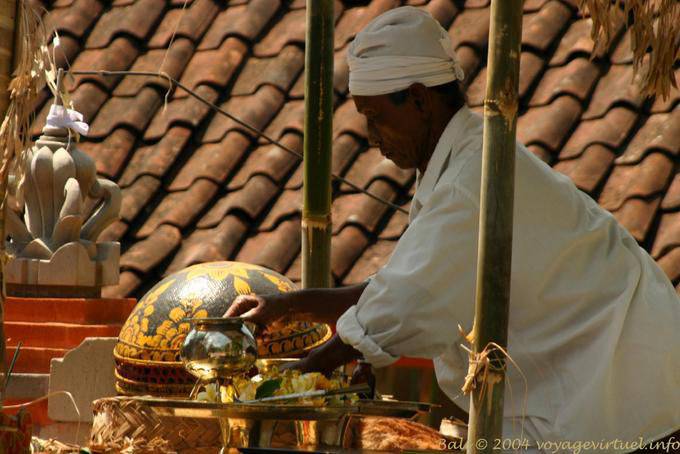 Ceremony preparations, Bangli - Bali