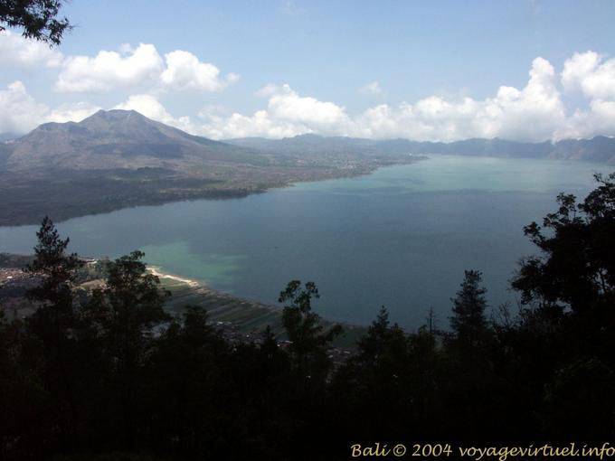 Panorama of Lake Batur - Bali