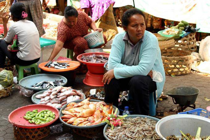 Gianyar, fishmonger - Bali