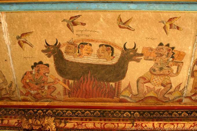 Bath for two (Murals Klungkung) - Bali