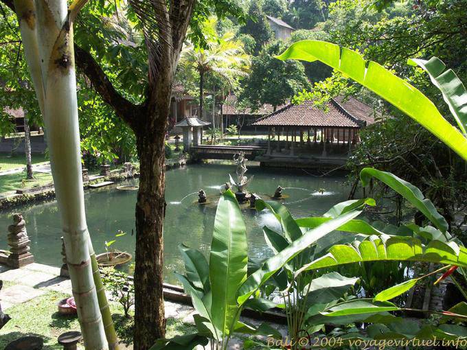 Basin temple of Pura Gunung Kawi - Bali
