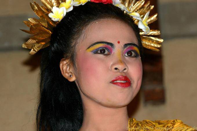 Festive makeup, Balinese dance Ramayana dance - Bali