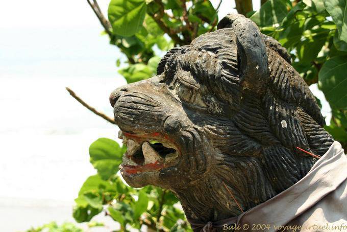 Lion head, Rambut Siwi Temple - Bali