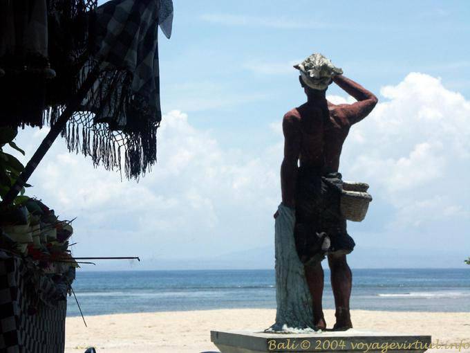 Man at infinity, Sanur - Bali