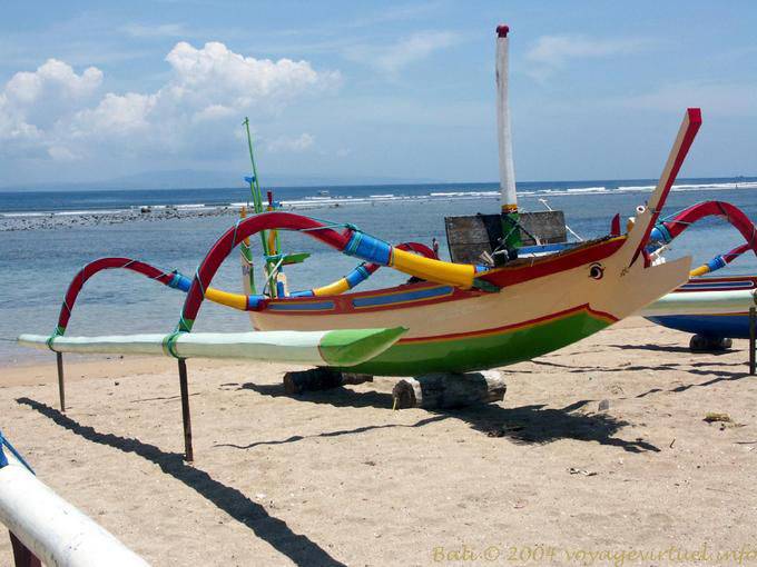 Outrigger boat Sanur, Sanur - Bali