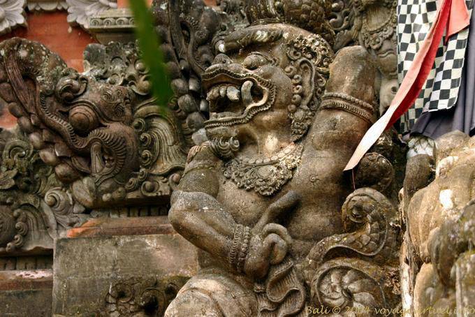 Detail of the Ubud Palace - Bali