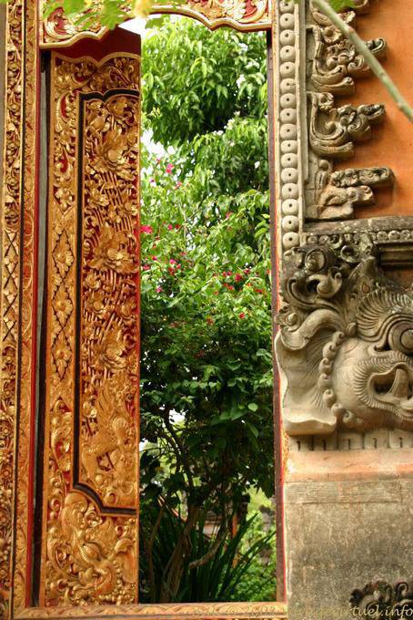 Inside Gate of Puri Saren Agung, Ubud - Bali