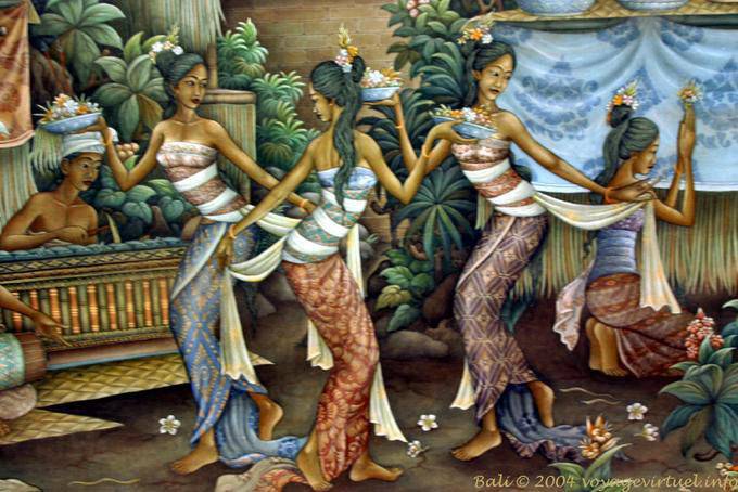 Table of fine Balinese, Ubud - Bali