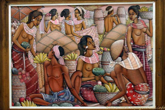 Table market, museum Ubud - Bali