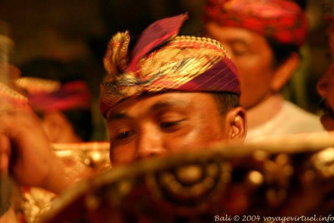Musician head Barong dance - Bali
