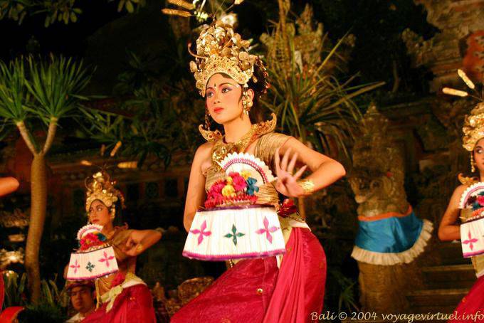Charming dancer crowned Barong Dance - Bali