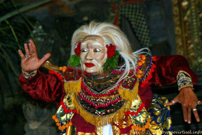 One of the characters Ubud Barong Dance - Bali