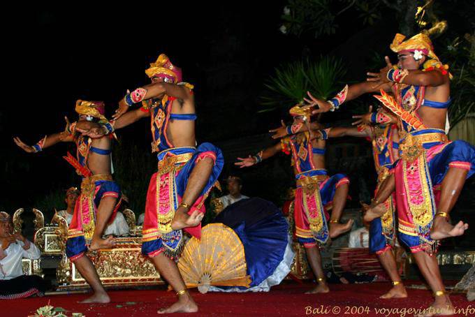 Group of dancers, Ubud Balinese Barong dance - Bali