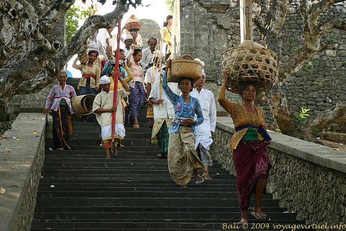 Back prayer Uluwatu - Bali