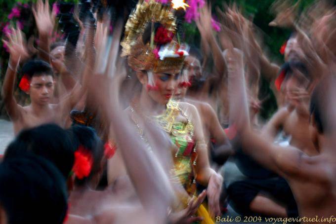 At the edge of trance Uluwatu Kecak Dance - Bali