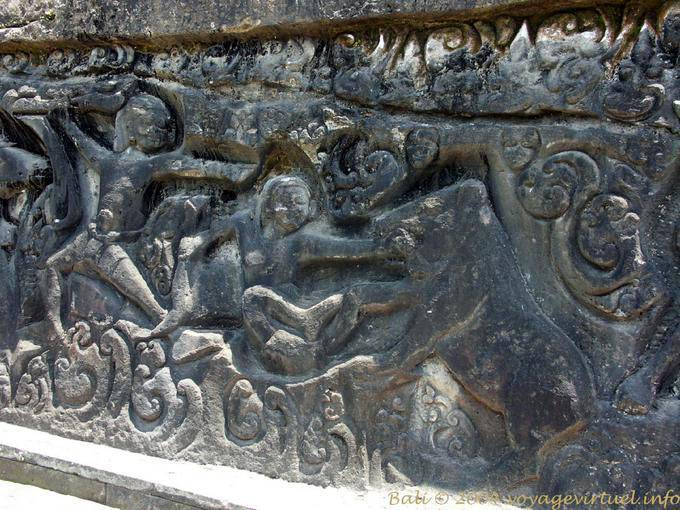 Expressive reliefs of Yeh Puluh - Bali