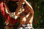 Suicide, Balinese dance show, Batubulan Kriss, Bali.