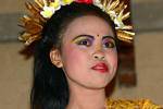 Festive makeup, Balinese dance Ramayana dance, Bali.