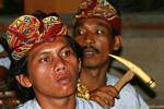 Regards Ramayana dance musicians, Bali.