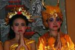 Thanks to the end of the dance, Nusa Dua, Bali.