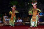 Fans and costumes, Balinese Barong dance, Bali.