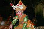 Another view of a Legong dancer, Ubud, Bali.