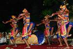Group of dancers, Ubud Balinese Barong dance, Bali.