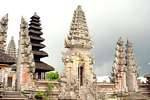 Entrance to the temple Ulun Danu Batur, Bali.