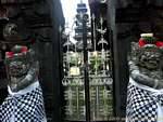 Iron door, Pura Besakih, Bali.