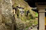Gunung Kawi, Mausoleums on the other side of the river, Bali.