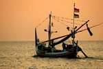 Fishing boat, Jimbaran, Bali.