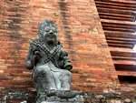Figure on bricks, Kapal Pura Sadhan, Bali.