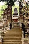 On the steps of the palace, temple Pura Kehen, Bali.