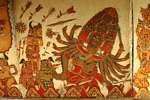 Shiva gender, Mural Klungkung, Bali.