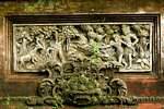 Stone frieze, Luhur Batukaru, Bali.