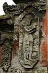 Bas-relief of a king, Pura Luhur Batukaru, Bali.