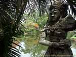Female statue, Mengwi Taman Ayun, Bali.