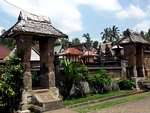 Traditional Balinese architecture, Penglipuran, Bali.