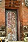 Ornate door Rambut Siwi Temple, Bali.