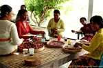 Women preparing food, Rambut Siwi, Bali.