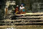 Fishermen away, Tanah Lot, Bali.