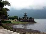 Part of the temple complex at the edge of Lake Bratan Ulundanu, Bali.