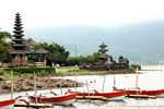 Shores of Lake Bratan Ulundanu, Bali.