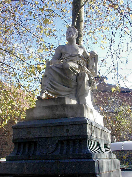 Besançon, statue of Victor Hugo - France